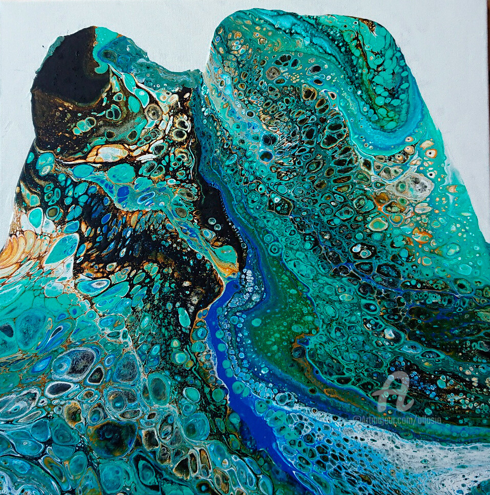 Claudette Allosio - Monolithe turquoise.jpg#artistsupportpledge